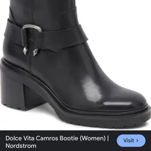 Dolce Vita Camros Bootie Women's Black Leather - Picture 8 of 8
